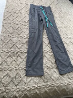Figs Women's Gray Scrub Straight Leg Pants ~ Sz XXS ~ Medical Staff